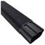 3.75" x 2.6' Slimduct Flex Elbow (Black)