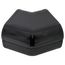 3.75" 45-Degree Slimduct Flat Elbow (Black)
