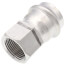 1" x 3/4" ProPress 304 Stainless Female Adapter w/ FKM Seal (P x FNPT)