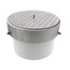 6" Solvent Weld On-Grade Adjustable Cleanout, PVC, Tenzalloy