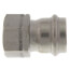 1-1/2" ProPress 304 Stainless Female Adapter w/ FKM Seal (P x FNPT)