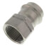 1-1/2" ProPress 304 Stainless Female Adapter w/ FKM Seal (P x FNPT)