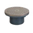 2" MIP On-Grade Adjustable Cleanout, ABS, Nickel Bronze