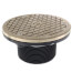 3" MIP On-Grade Adjustable Cleanout, ABS, Nickel Bronze