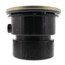 4" Solvent Weld On-Grade Adjustable Cleanout, ABS, Nickel Bronze