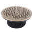 4" MIP On-Grade Adjustable Cleanout, ABS, Nickel Bronze