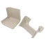 5.5" Slimduct 90° Vertical Elbow (Ivory)