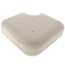 5.5" Slimduct 90° Flat Elbow (Ivory)