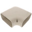5.5" Slimduct 90° Flat Elbow (Ivory)