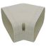 5.5" Slimduct 45° Flat Elbow (Ivory)