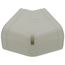 5.5" Slimduct 45° Flat Elbow (Ivory)