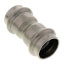 1-1/2" ProPress 304 Stainless Coupling w/ FKM Seal - w/ Stop (P x P)
