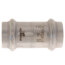 3/4" ProPress 304 Stainless Coupling w/ FKM Seal - No Stop (P x P)