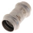 3/4" ProPress 304 Stainless Coupling w/ FKM Seal - No Stop (P x P)
