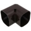 2.75" Slimduct 90° Vertical Elbow (Brown)