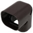 2.75" Slimduct 90° Vertical Elbow (Brown)