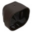 2.75" Slimduct End Fitting (Brown)