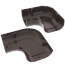 2.75" Slimduct 90° Flat Elbow (Brown)