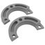 3" GFPVC Sch. 80 Van Stone Split Flange Ring w/ 2 Halves