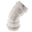 1-1/4" ProPress 304 Stainless 45° Elbow w/ FKM Seal (P x P)