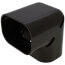 3.75" Slimduct 90° Vertical Elbow (Brown)