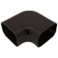 3.75" 90° Slimduct Flat Elbow (Brown)