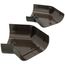 3.75" 45° Slimduct Flat Elbow (Brown)