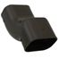 3.75" x 2" Slimduct Fixed Offset (Brown)
