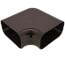 5.5" 90° Slimduct Flat Elbow (Brown)