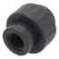 1/2" PVC Sch. 80 Union With Viton O-Ring Seal (FPT x FPT)
