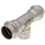 3/4" x 3/4" x 1/2" ProPress 304 Stainless Reducing Tee w/ FKM Seal (P x P x FNPT)
