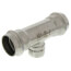 1" x 1" x 1/2" ProPress 304 Stainless Reducing Tee w/ FKM Seal (P x P x FNPT)