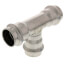 1" x 1" x 3/4" ProPress 304 Stainless Reducing Tee w/ FKM Seal (P x P x FNPT)