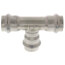 1-1/4" x 1-1/4" x 1/2" ProPress 304 Stainless Reducing Tee w/ FKM Seal (PxPxFNPT)