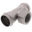 1-1/2" x 1-1/2" x 1/2" ProPress 304 Stainless Reducing Tee w/ FKM Seal (PxPxFNPT)