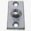 3/8" Electro-Galvanized Ceiling Plate