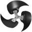 26.5" 3-Blade CCW Fan w/ 1/2" Bore (25°), 85M50