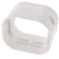 2.75" Slimduct Coupler - SJ-77-W (White)
