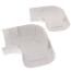 2.75" 90° Slimduct Flat Elbow (White)