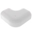2.75" 90° Slimduct Flat Elbow (White)