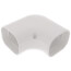 2.75" 90° Slimduct Flat Elbow (White)