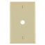 1-Gang Electrical Wall Plate, .406 Inch Hole, Box Mount (Ivory)