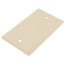 1-Gang No Device Blank Wall Plate, Box Mount (Ivory)