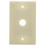 1-Gang Electrical Wall Plate, .625 Inch Hole, Box Mount (Ivory)