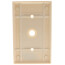 1-Gang Electrical Wall Plate, .406 Inch Hole, Strap Mount (Ivory)