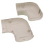 2.75" 90° Slimduct Flat Elbow (Ivory)