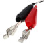 2 Wire Test Cord w/ Red & Black Insulation Clips (6 ft.)