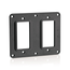 2, GFCI/Decora Receptacle Coverplate (Black)