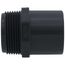 1-1/4" PVC Schedule 80 Male Street Adapter