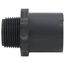 1" x 3/4" PVC Schedule 80 Male Street Adapter